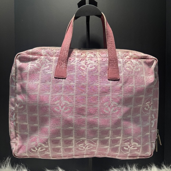Chanel Travel Line Pink Tote Bag - Picture 1 of 10